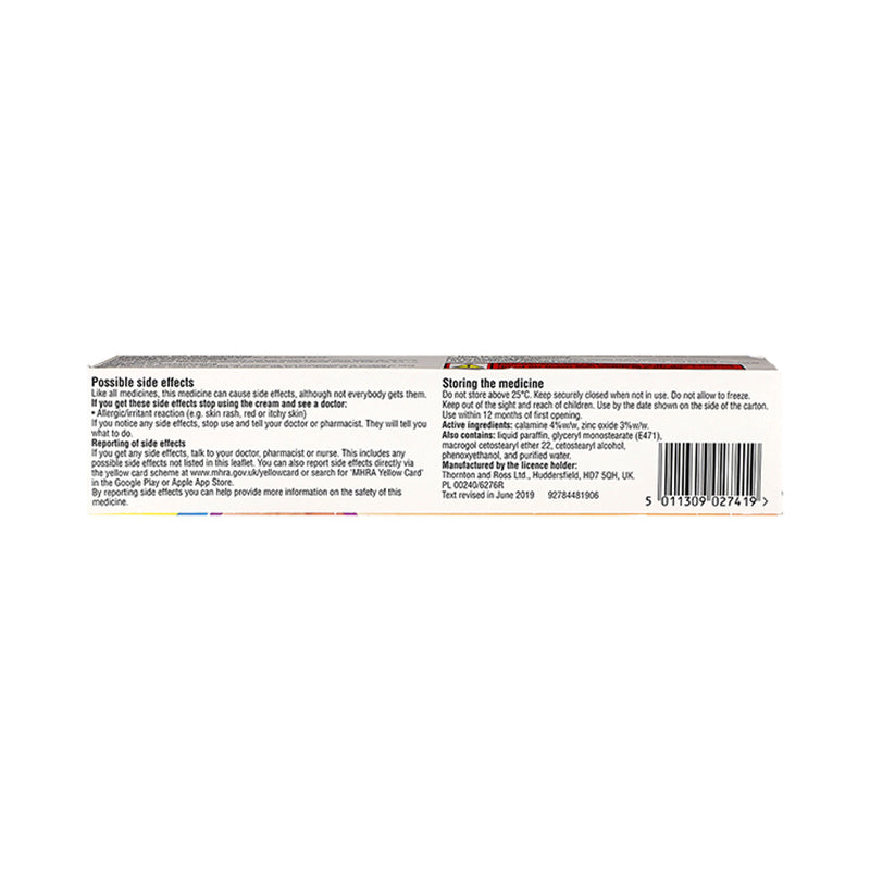 Care Calamine Aqueous Cream 100g Tub - British product