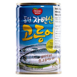 Dongwon canned natural mackerel in water, imported from the UK