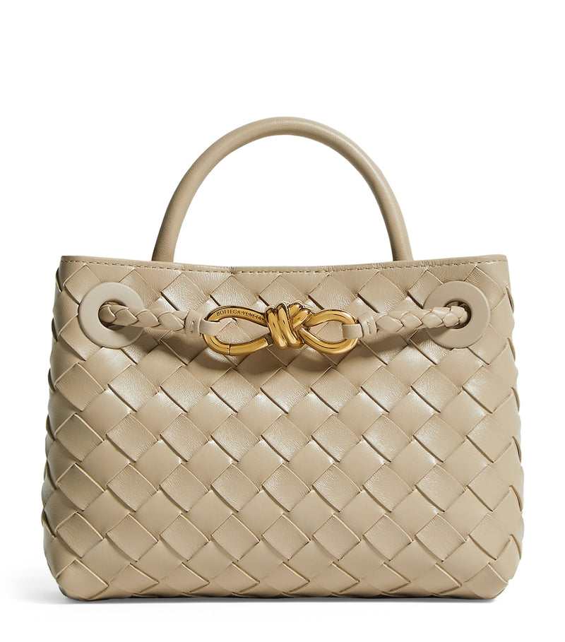 Bottega Veneta mini leather Andiamo top-handle bag - British product
