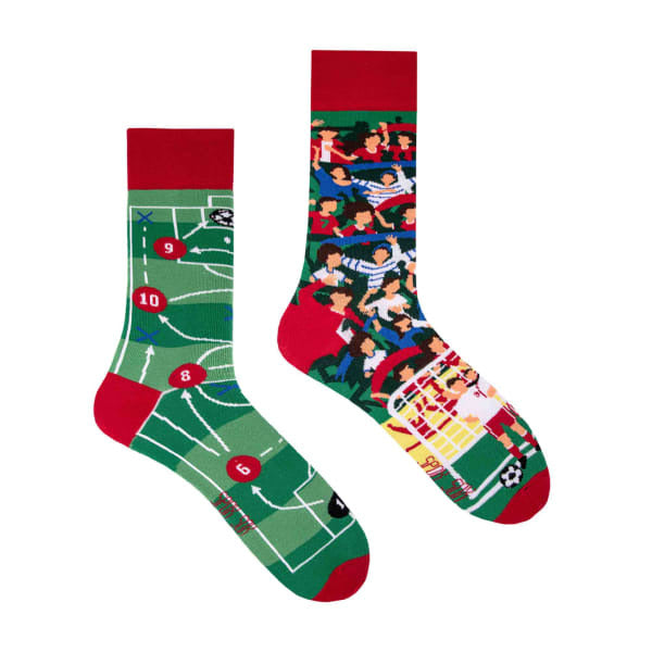 Spox Sox novelty football odd socks, UK version