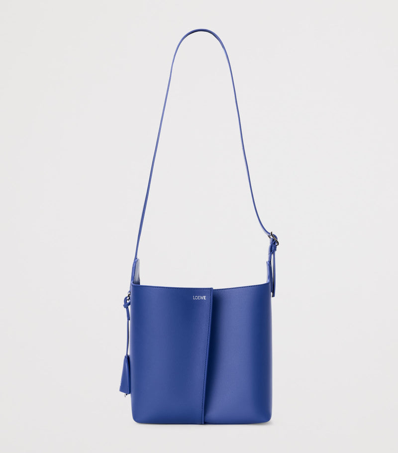 LOEWE medium leather Bilbao bucket bag, imported from the UK