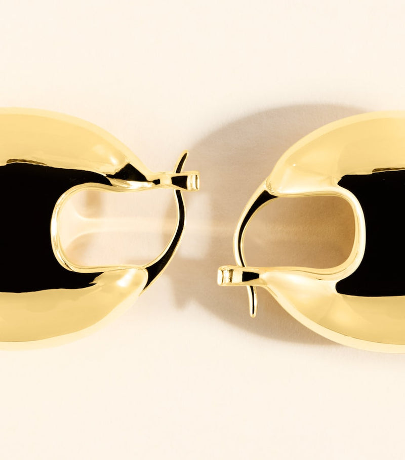 LIÉ STUDIO The Erin gold-plated earrings, sculptural design, imported from the UK