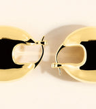 LIÉ STUDIO The Erin gold-plated earrings, sculptural design, imported from the UK