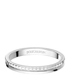 Boucheron Quatre Radiant Edition small platinum wedding band (British brand)