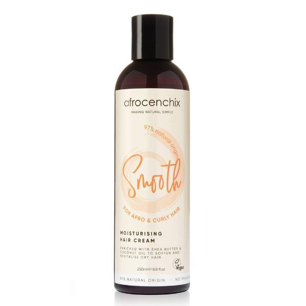 Afrocenchix Smooth Natural Moisturising Hair Cream 250ml - British product