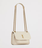 Saint Laurent Mini Niki shoulder bag in leather, imported from the UK