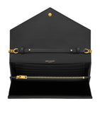 Saint Laurent Envelope wallet bag with YSL monogram - British product