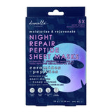 Superdrug Danielle Creations Night Repair Peptide Sheet Masks 5 Pack Gift Set- Buy online at McGrocer