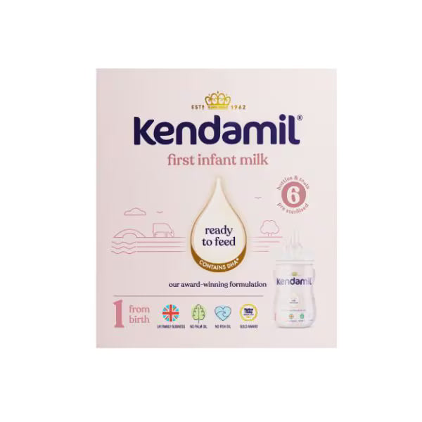 Kendamil Infant Milk Ready To Feed 6 x 70ml bottles, UK version