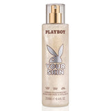 Superdrug Playboy Your Skin Shimmer Fragrance Mist Pear Rose Pink Pepper 250ml- Buy online at McGrocer
