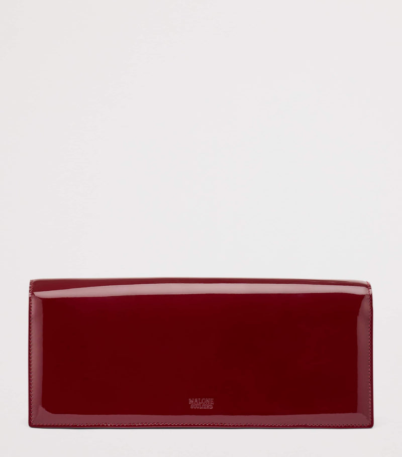 Malone Souliers Vivien patent leather clutch bag - British product