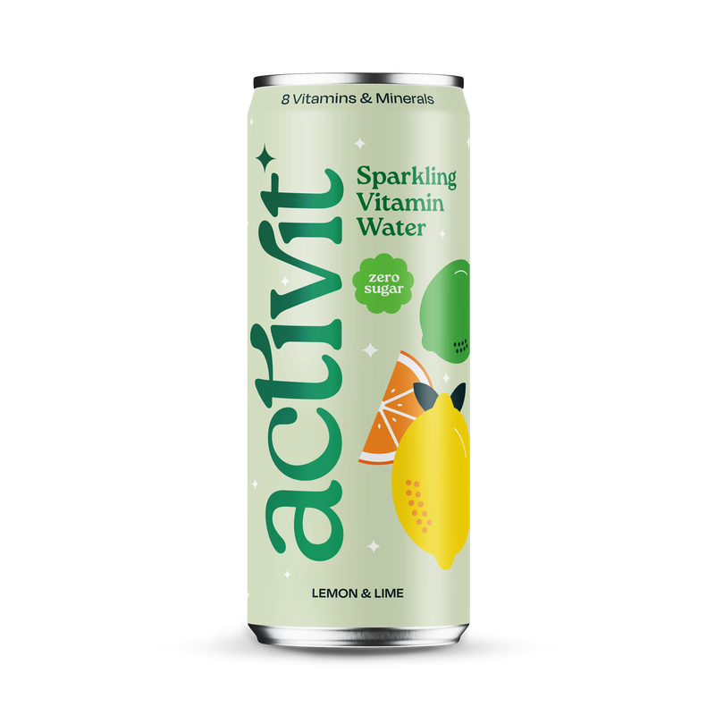 Actiph lemon lime sparkling vitamin water 330ml - British product