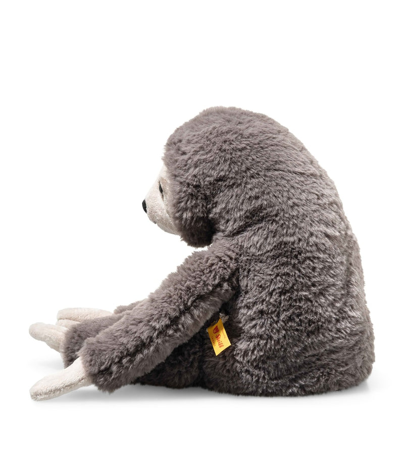 Steiff Sanny Sloth soft plush toy 35cm, UK version
