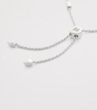 Monica Vinader Sterling Silver Corda friendship bracelet (British brand)