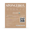 Natural sea sponge puffs 6-pack (British brand)