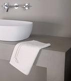 Frette Layering Embroidery guest towel 40cm x 60cm (British brand)
