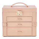 Livingandhome pink jewellery organizer with drawers, imported from the UK