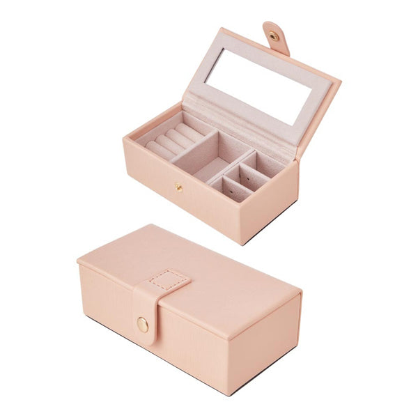 Livingandhome pink jewellery organizer with drawers, imported from the UK