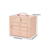 Livingandhome pink jewellery organizer with drawers, imported from the UK