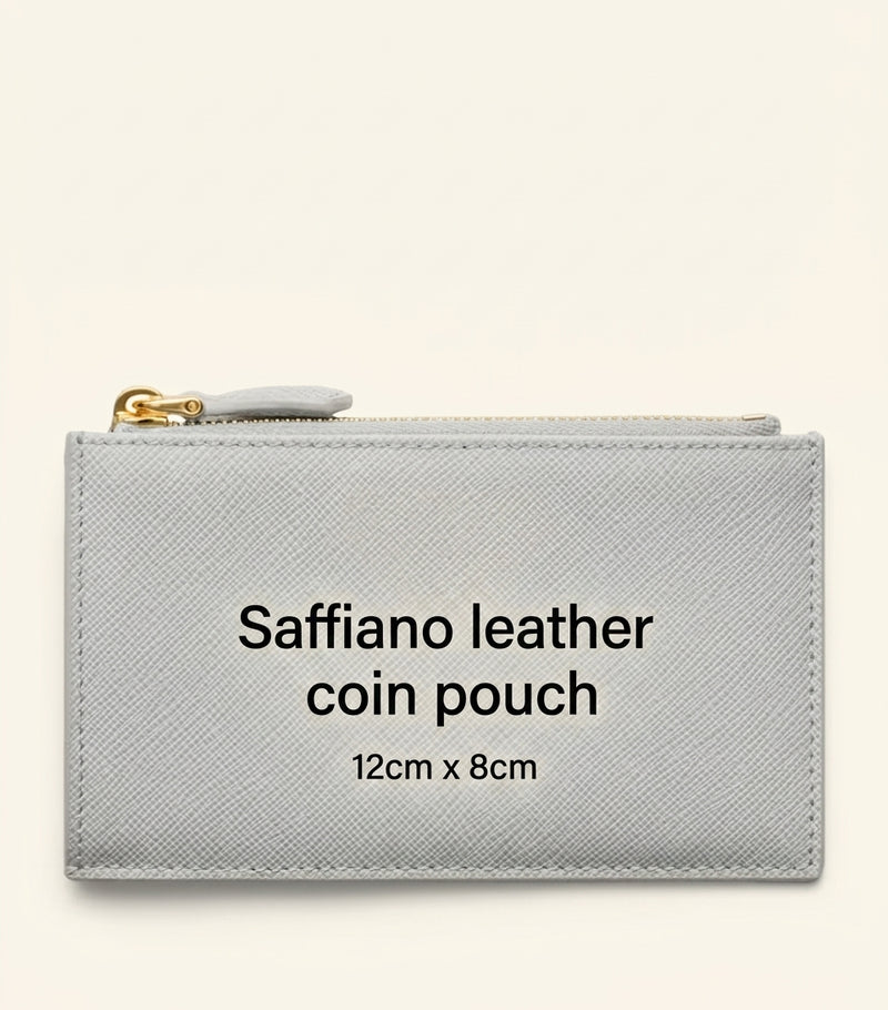 Prada Saffiano leather zip card holder - British product
