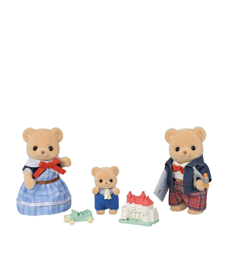 Sylvanian Families Biscuit Bear toy family - British product