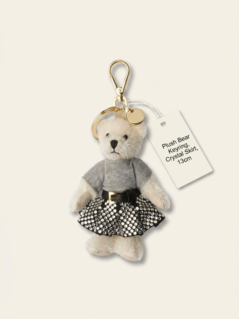 Prada teddy cotton mohair bag charm with snap hook (British brand)