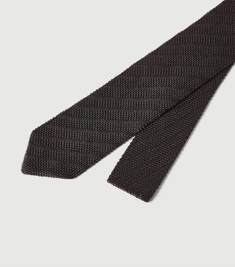 Brunello Cucinelli silk tie regimental stripe 150cm, UK version