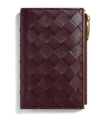 Harrods Bottega Veneta Medium Leather Intrecciato Bifold Wallet- Buy online at McGrocer