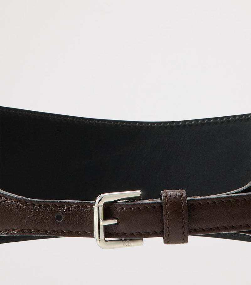 Ralph Lauren Collection leather corset belt 12cm (British brand)