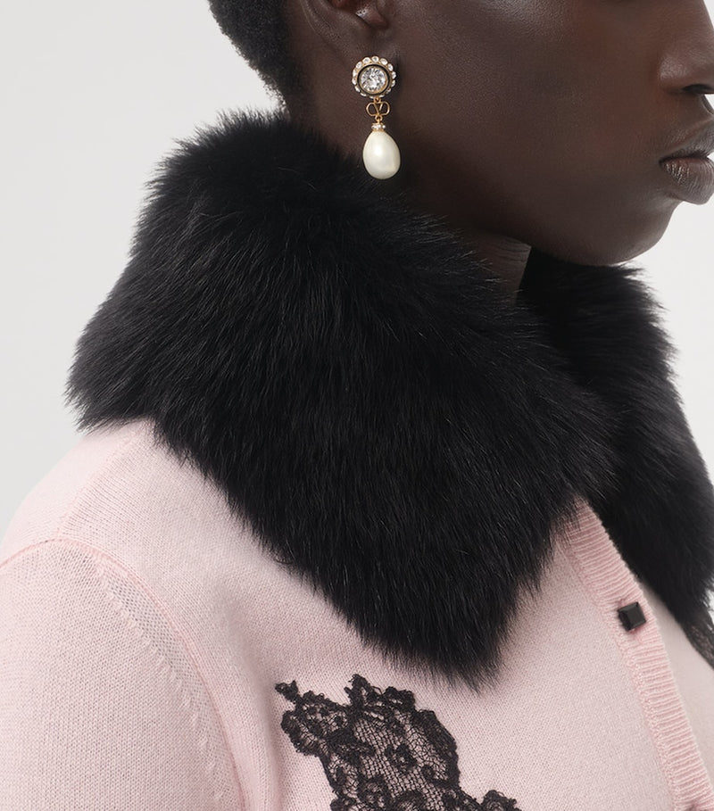 Valentino Garavani crystal VLogo signature earrings - British product