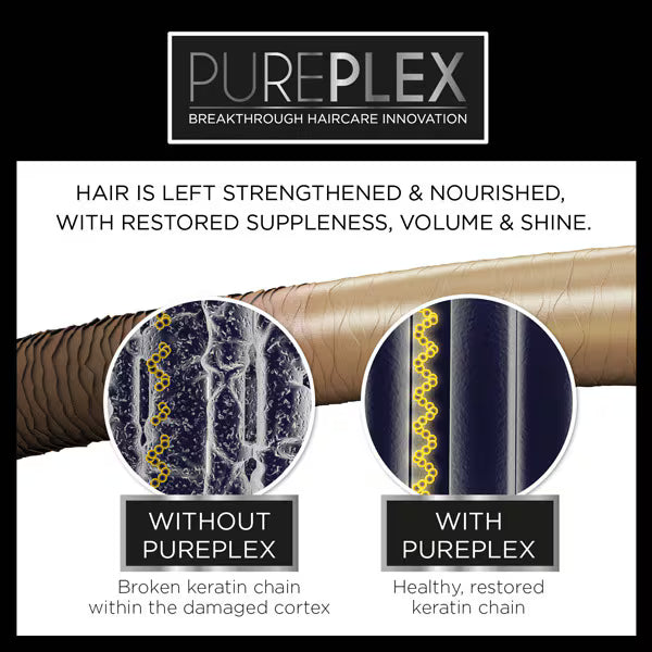 Pureplex blonde whitening shampoo, imported from the UK