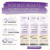 Pureplex blonde whitening shampoo, imported from the UK