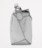 Loewe mini python skin Puzzle Edge handbag, imported from the UK