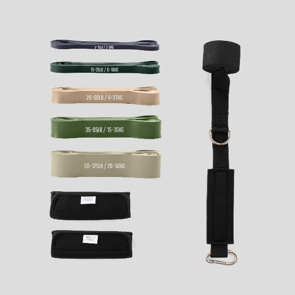 Phoenix Fitness Pull Up Bands Olive, imported from the UK