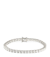 Harrods Harrods White Gold and Diamond Tennis Bracelet (8.00ct)- Buy online at McGrocer