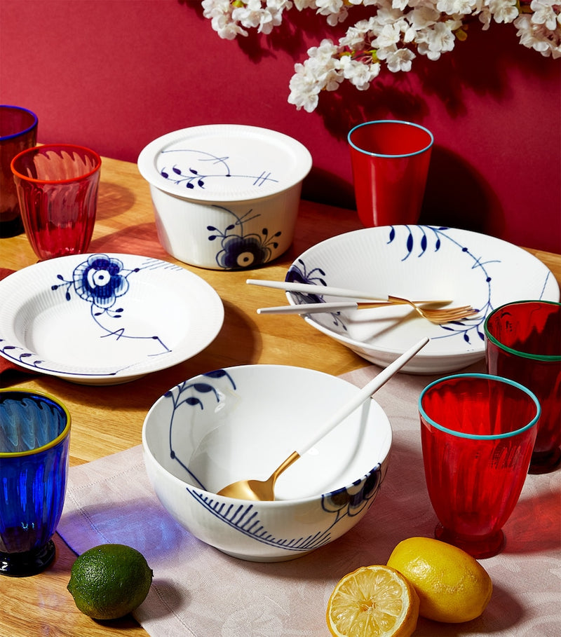 Royal Copenhagen Blue Fluted Mega bowl 18cm, imported from the UK
