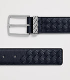 حزام Bottega Veneta Intrecciato من الجلد - منتج بريطاني