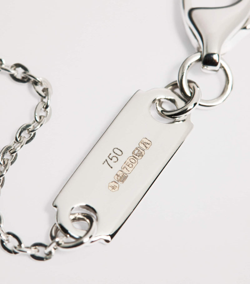 Harrods white gold diamond pendant necklace 0.50ct (British brand)