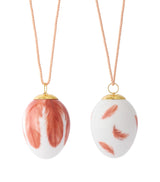 Harrods Royal Copenhagen Spring 2025 Redstart Eggs Decorative Hanging Ornaments (Set of 2)- Buy online at McGrocer