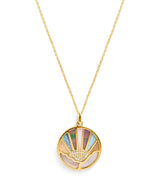 Harrods L'Atelier Nawbar Yellow Gold Diamond and Pearl Sunshine Necklace- Buy online at McGrocer