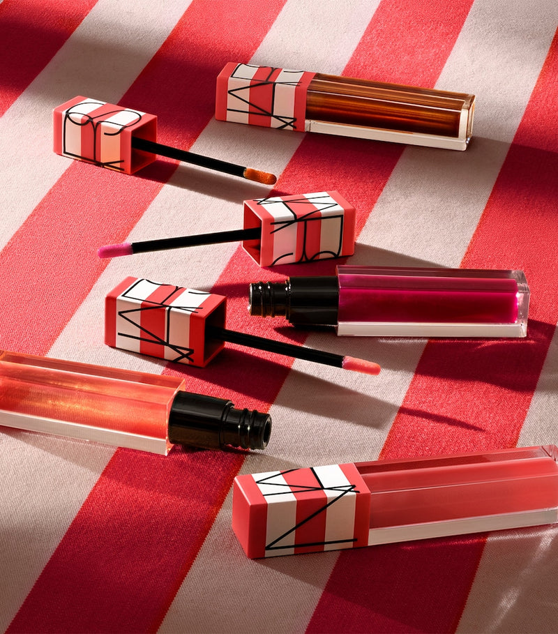 NARS Hot Escape Afterglow lip oil, imported from the UK