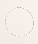 Harrods Astrid & Miyu Sterling Silver Essential Box Chain Necklace- Buy online at McGrocer