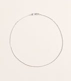 Astrid & Miyu sterling silver box chain necklace 40cm - British product