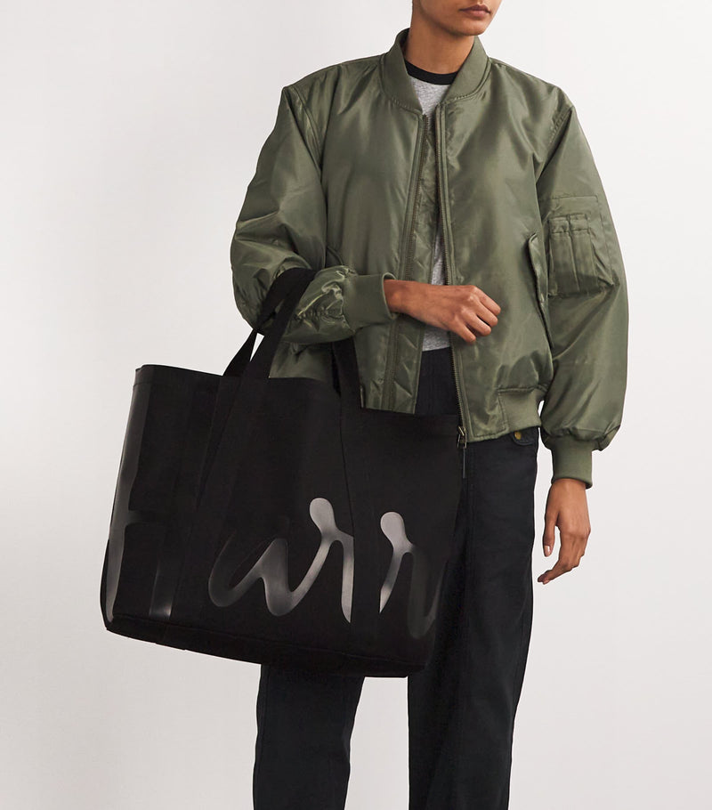 Harrods Large Cotton Logo Tote Bag, UK version
