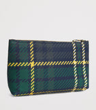 Harrods medium tartan cotton pouch (British brand)