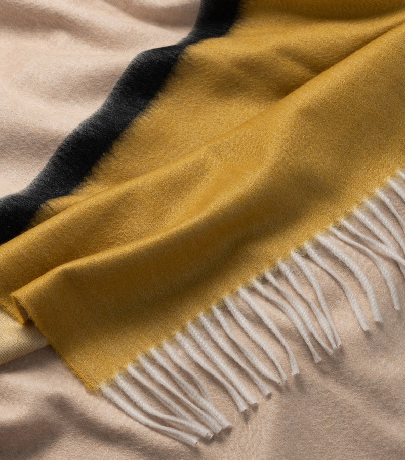 Begg x Co cashmere Arran Borderland throw 147cm x 183cm (British brand)