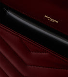 Saint Laurent Loulou shoulder bag matelassé leather, UK version