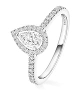 Harrods Messika Joy White Gold and Diamond Ring (0.45ct)- Buy online at McGrocer
