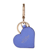 Harrods Smythson Calfskin Panama Heart Keyring- Buy online at McGrocer