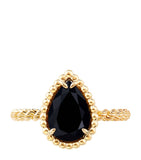 Boucheron Serpent Bohème yellow gold onyx ring (British brand)